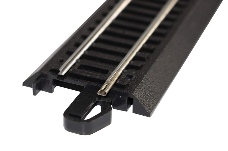 Bachmann قطارات باخمان - تحويلة E-Z TRACK REMOTE القابلة للتثبيت - يسار (1/بطاقة) - سكة حديد من سبائك الصلب مع قاعدة سوداء - مقياس HO - Image 3